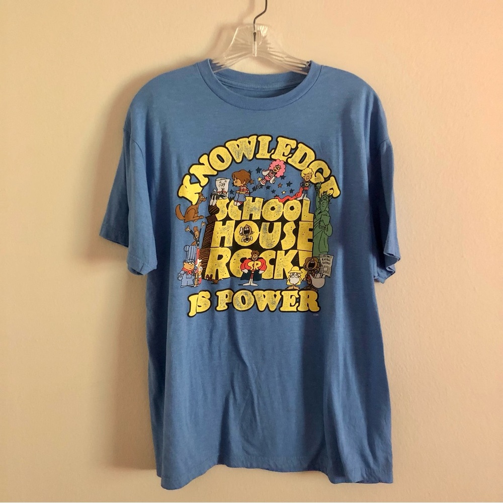Ripple Junction Light Blue School House Rock Short Sleeve T-Shirt
